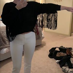 Fringe sweater